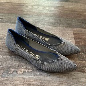 Rothy's Charcoal and Blue Women's Flats